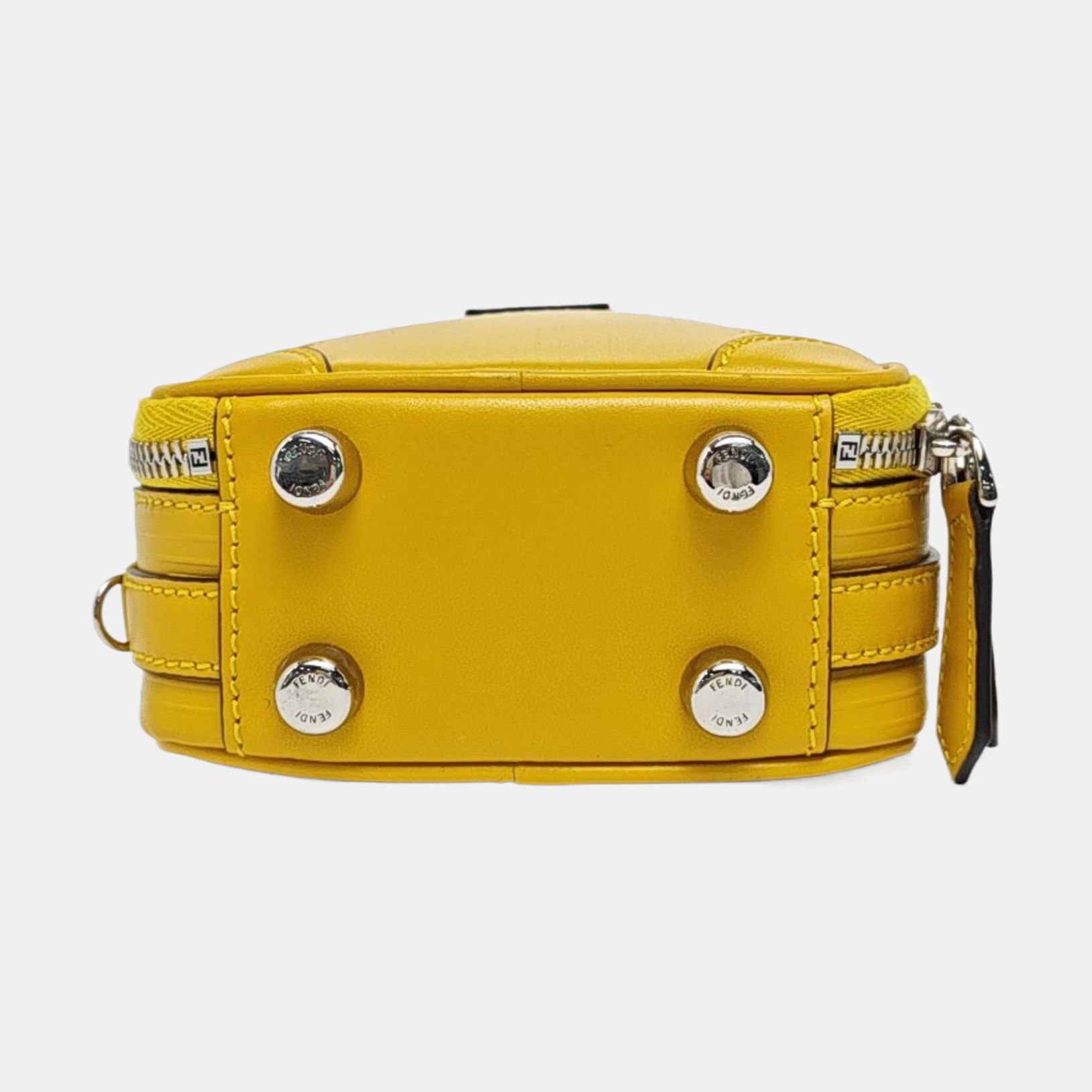 Calfskin Shoulder Bag Mini Yellow