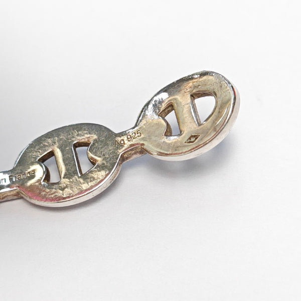 Chaine D'ancre Enchainee 925 Sterling Silver Bangle