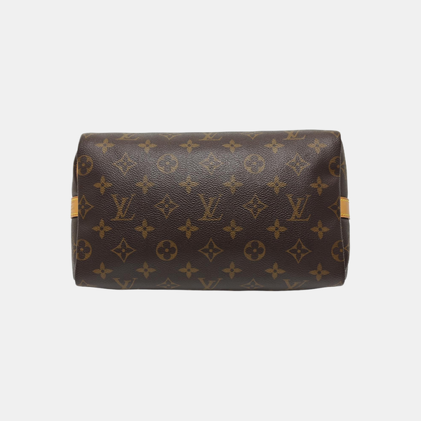 SPEEDY 25 Monogram Coated Canvas Brown