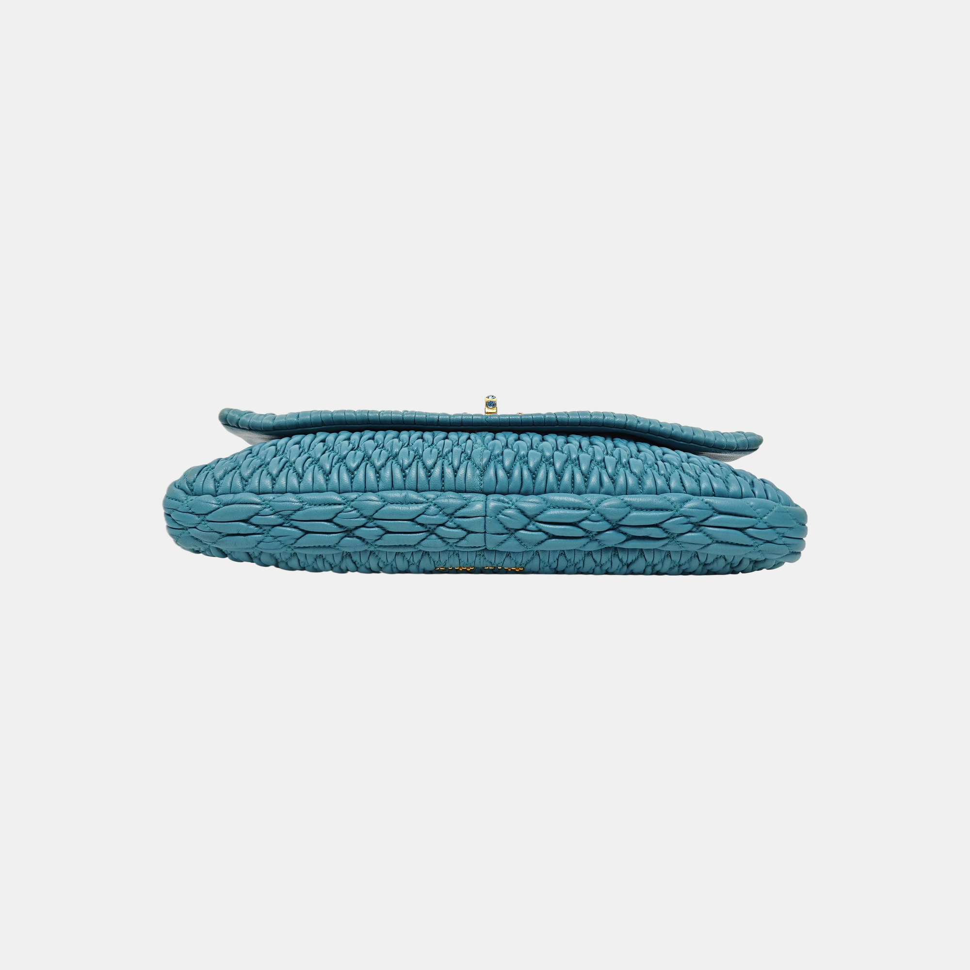 Crystal Quilted Lambskin Blue
