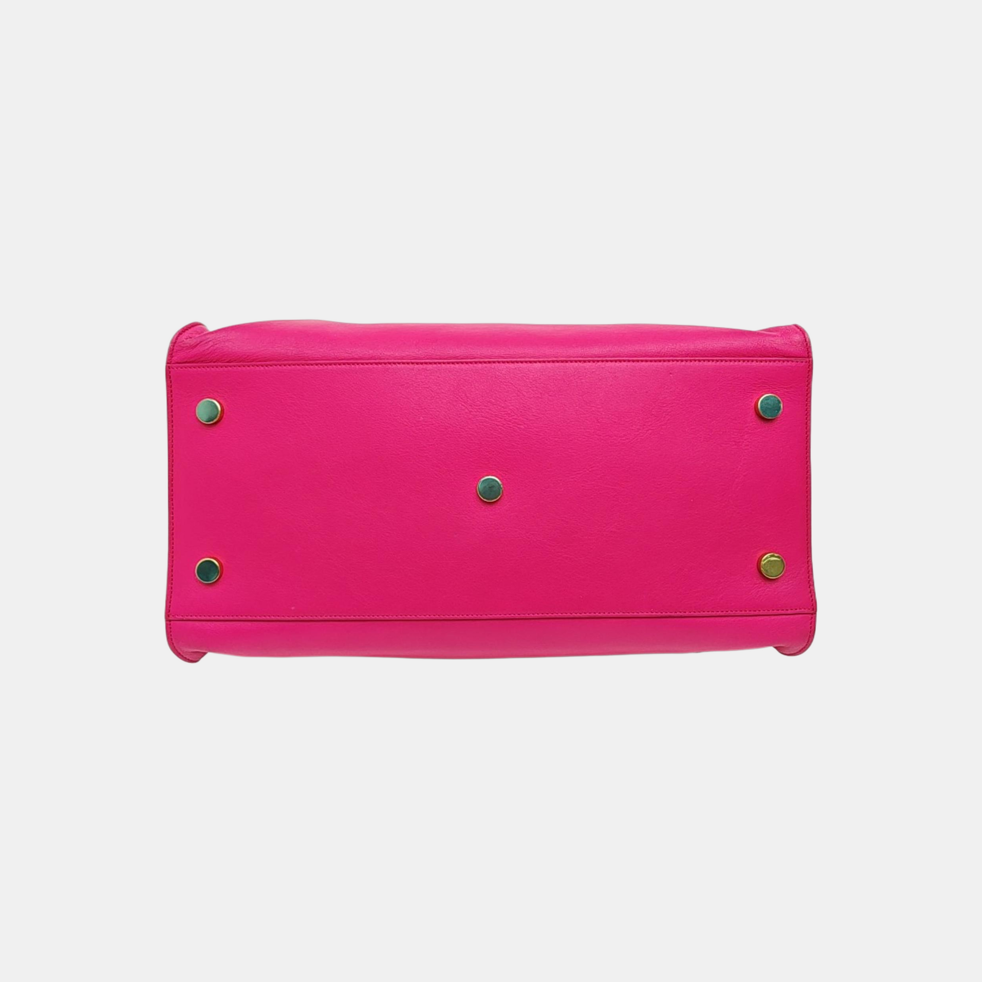 CHYC Y LIGNE Medium Calfskin Red