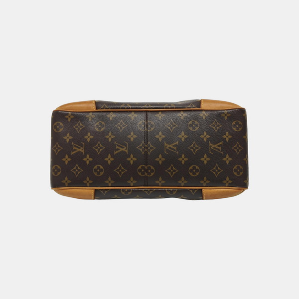 ESTRELA MM Monogram Coated Canvas Brown
