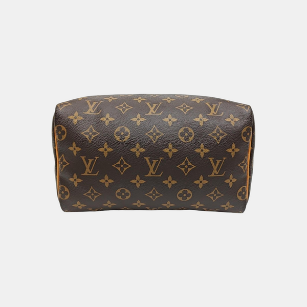 SPEEDY 25 Monogram Coated Canvas Brown