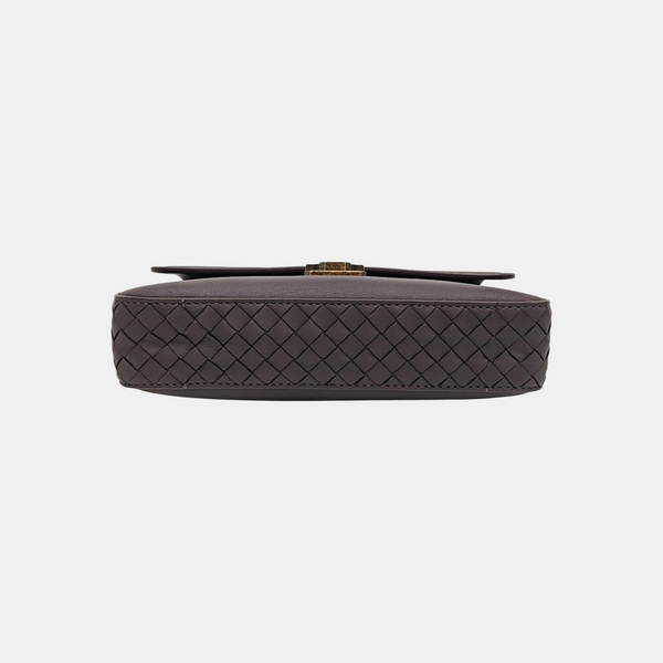 Lambskin Shoulder Bag Purple