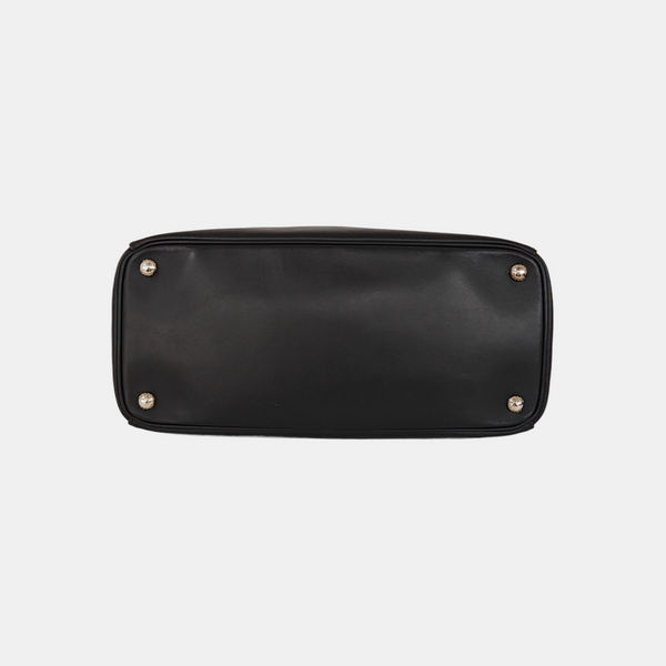 Galleria Large Calfskin Black