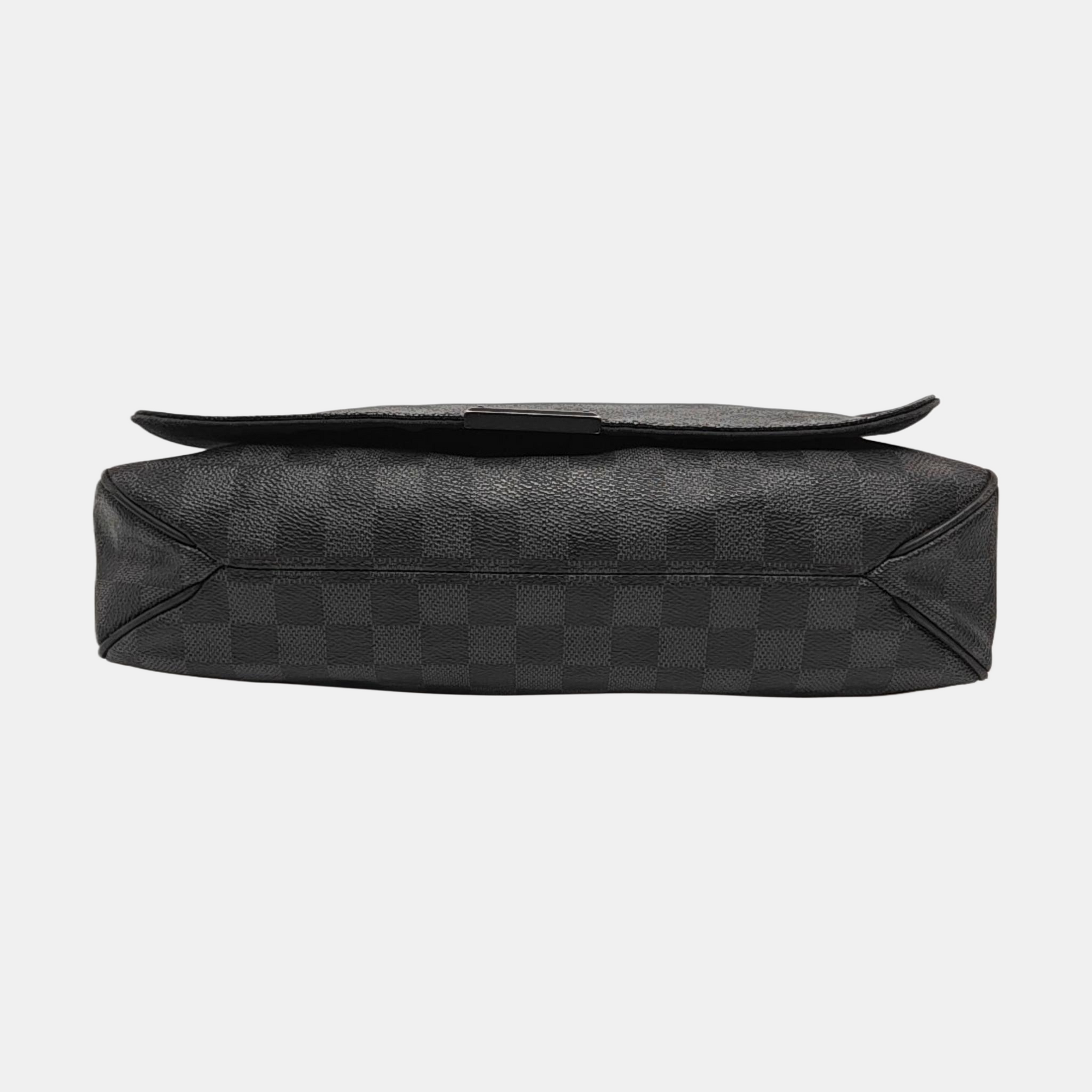 DISTRICT MM Damier Graphite Coated Canvas Gray
