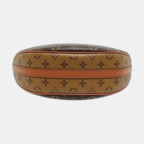 LOOP HOBO Monogram Coated Canvas Brown