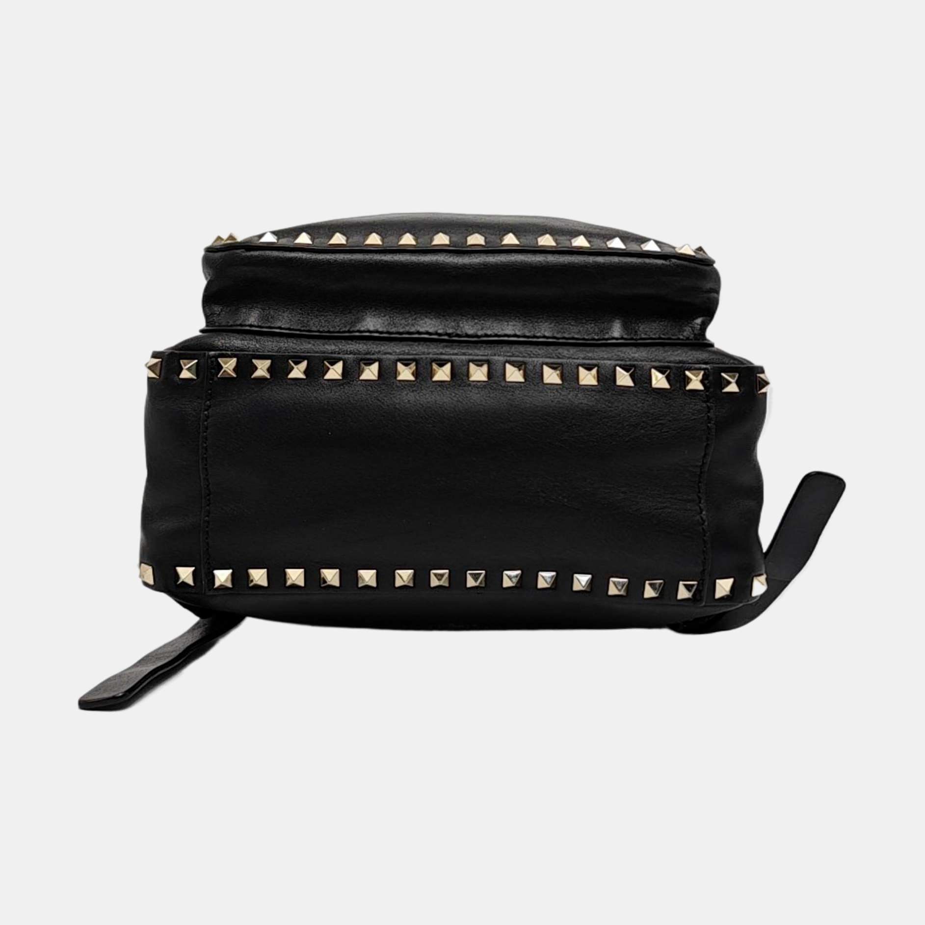 Rockstud Calfskin Black