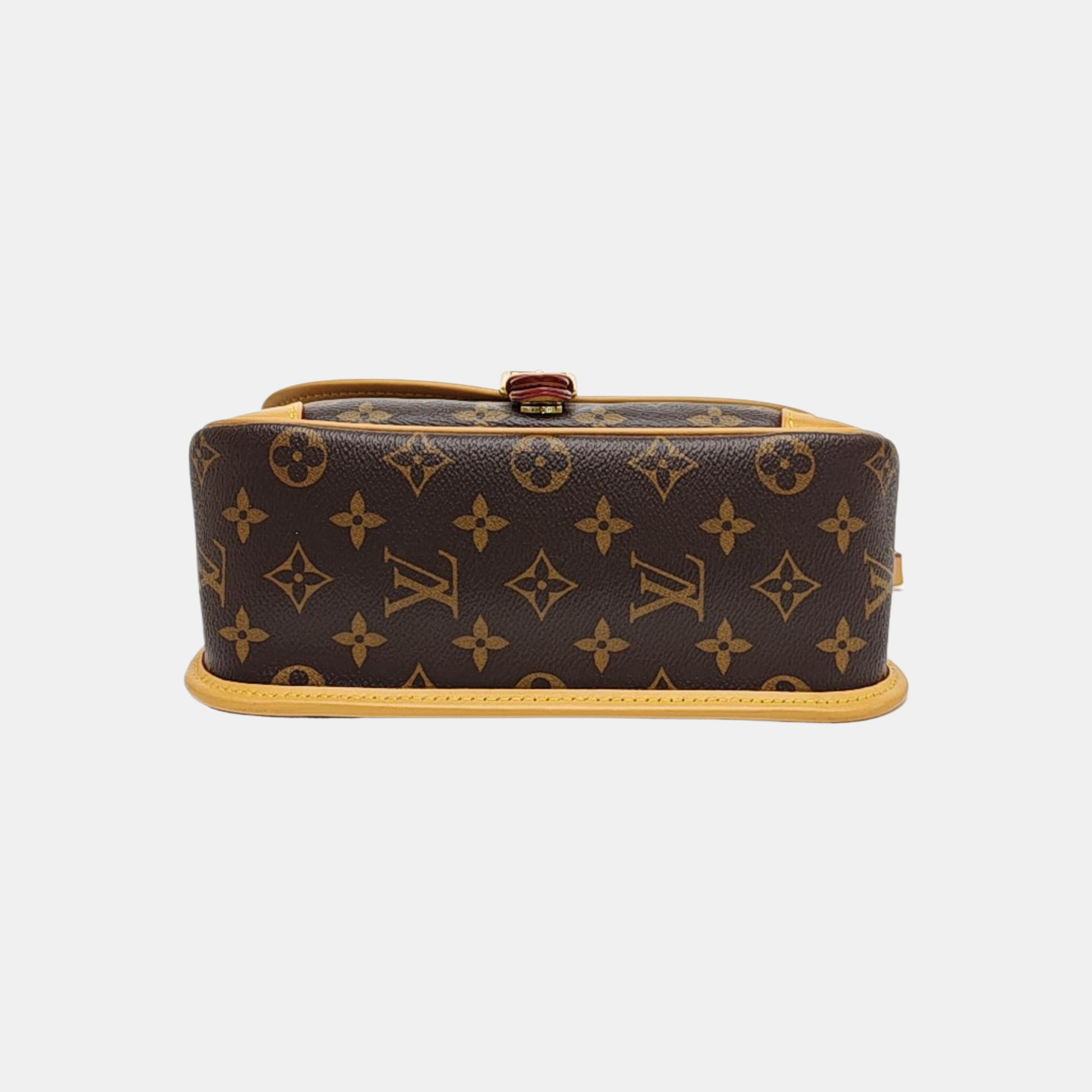DIANE Monogram Coated Canvas Brown