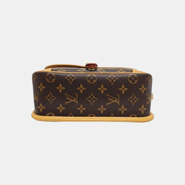 DIANE Monogram Coated Canvas Brown