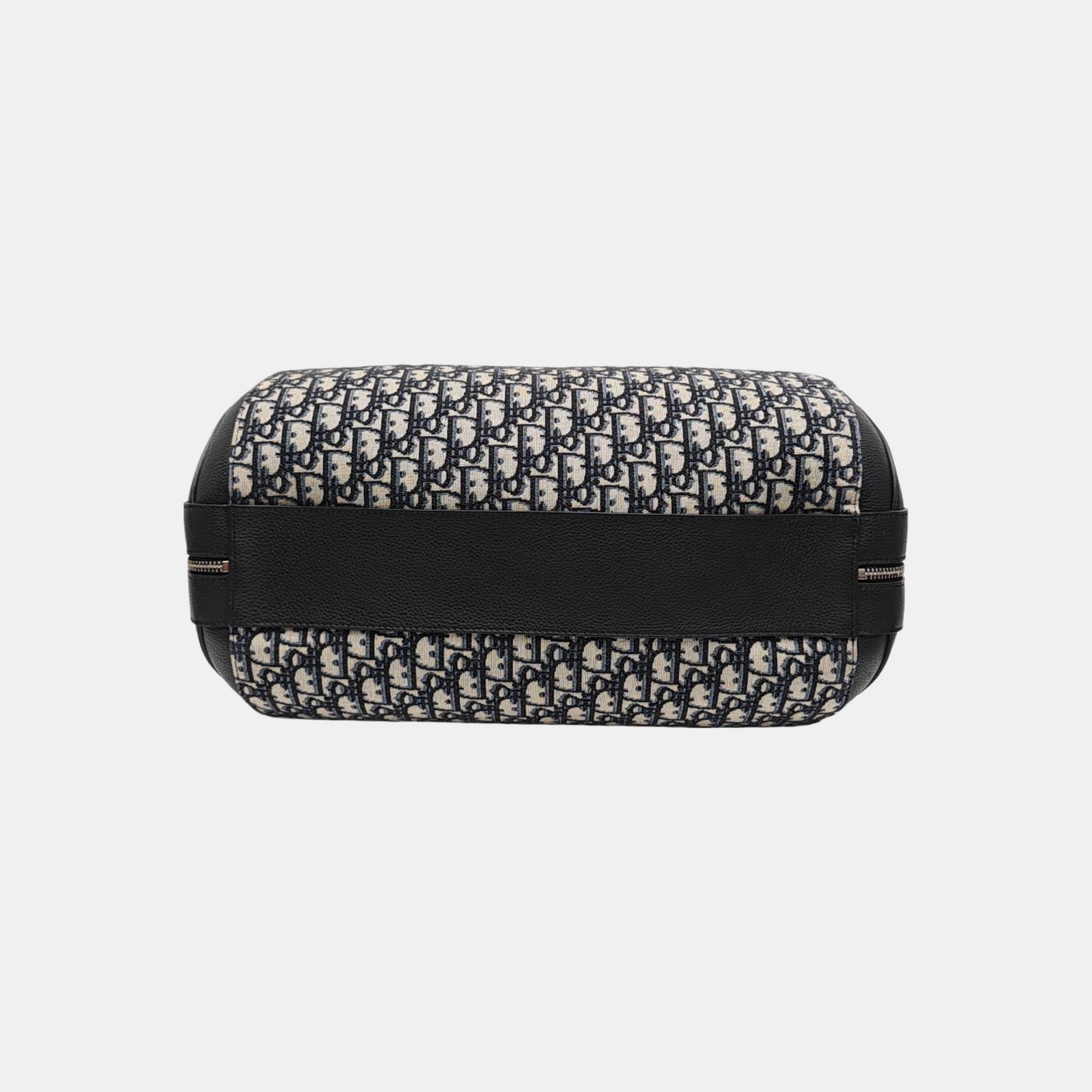 Oblique Canvas Shoulder Bag Blue