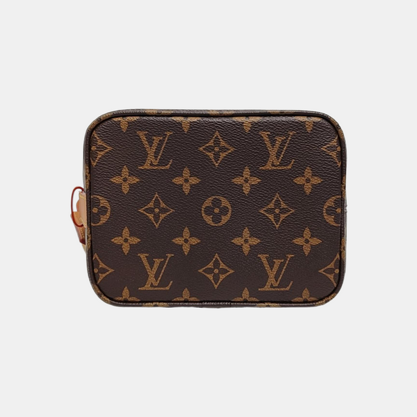 ALL IN BB Monogram Coated Canvas Brown