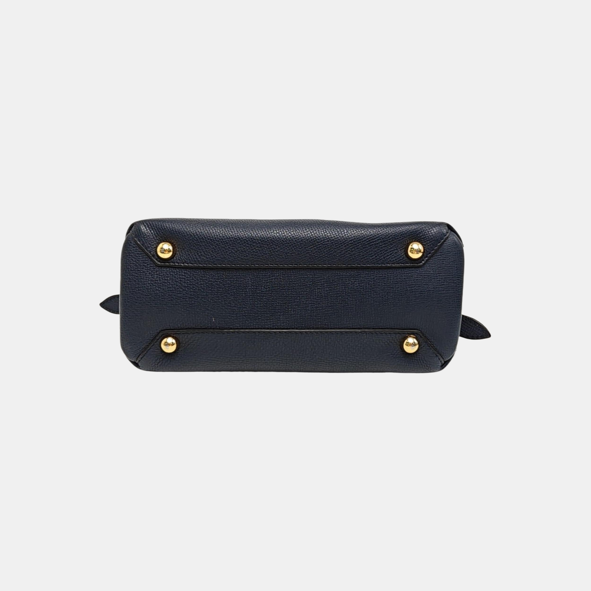 Calfskin Tote Bag Blue
