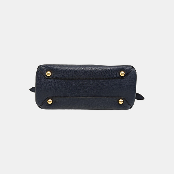 Calfskin Tote Bag Blue