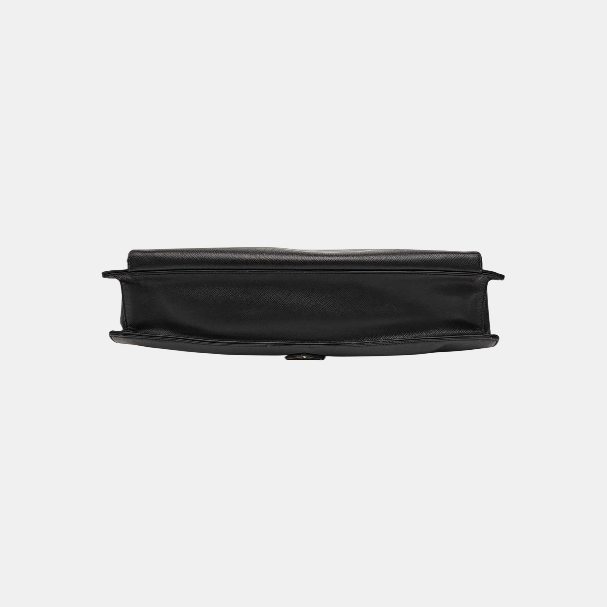 Saffiano Calfskin Tote Bag Black