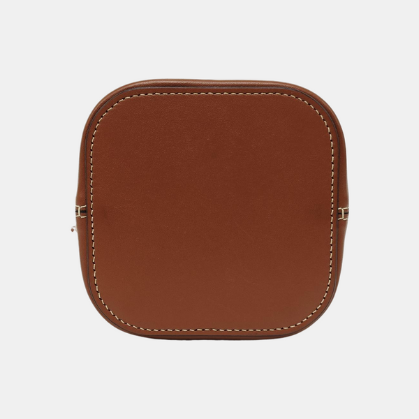 Calfskin Shoulder Bag Brown