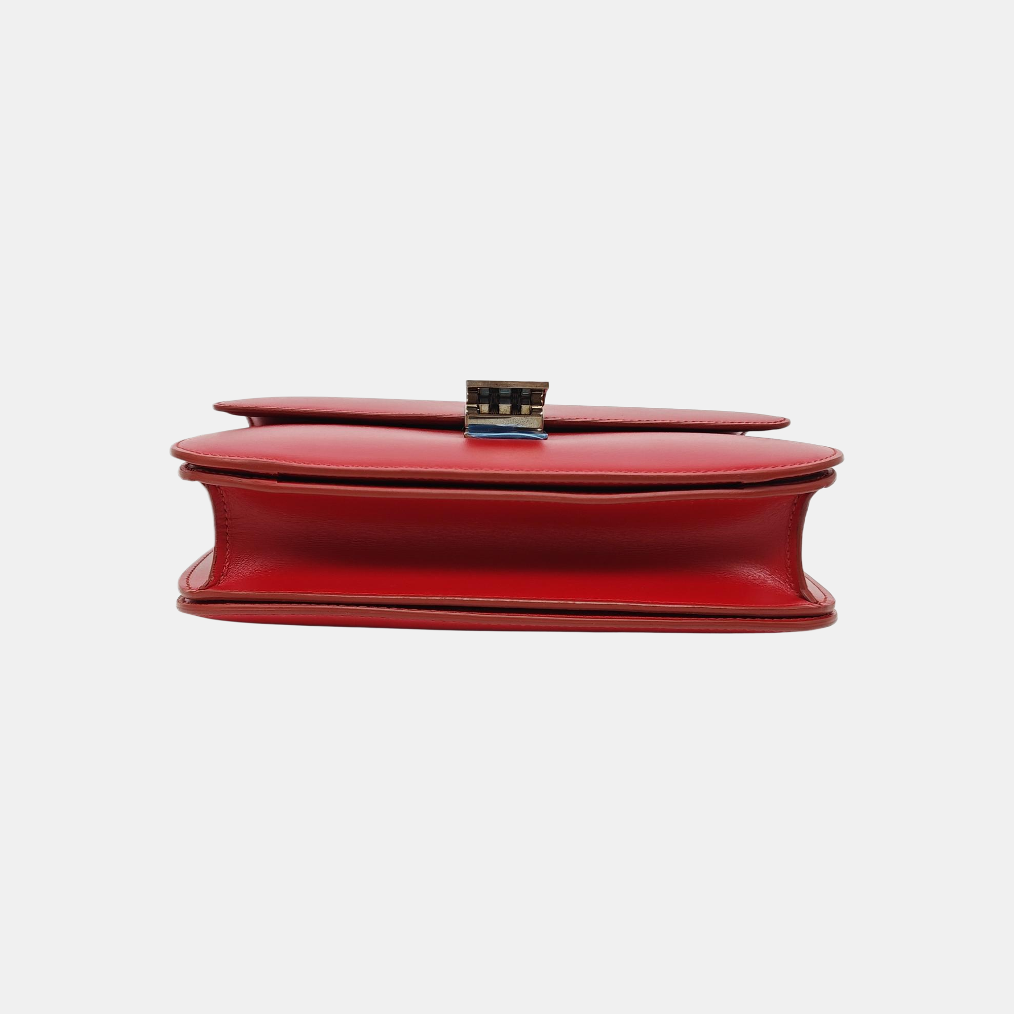 CLASSIC BOX Medium Calfskin Red