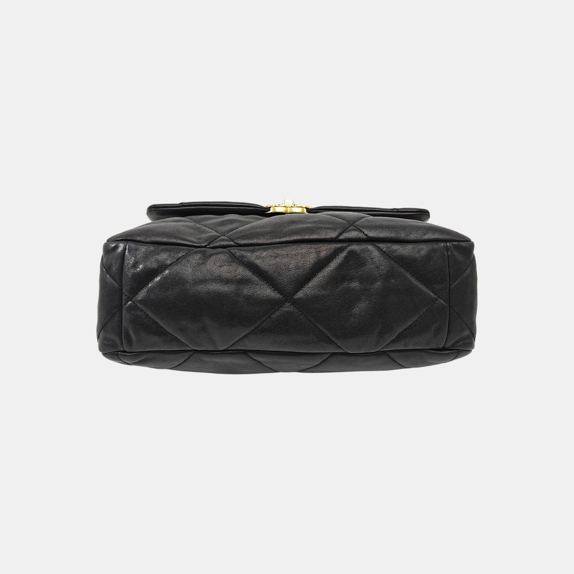 CHANEL 19 Medium Quilted Lambskin Black