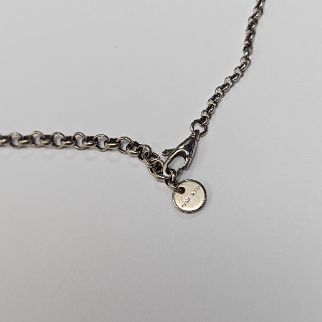 Interlocking G 925 Sterling Silver Necklace