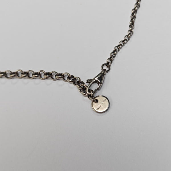 Interlocking G 925 Sterling Silver Necklace