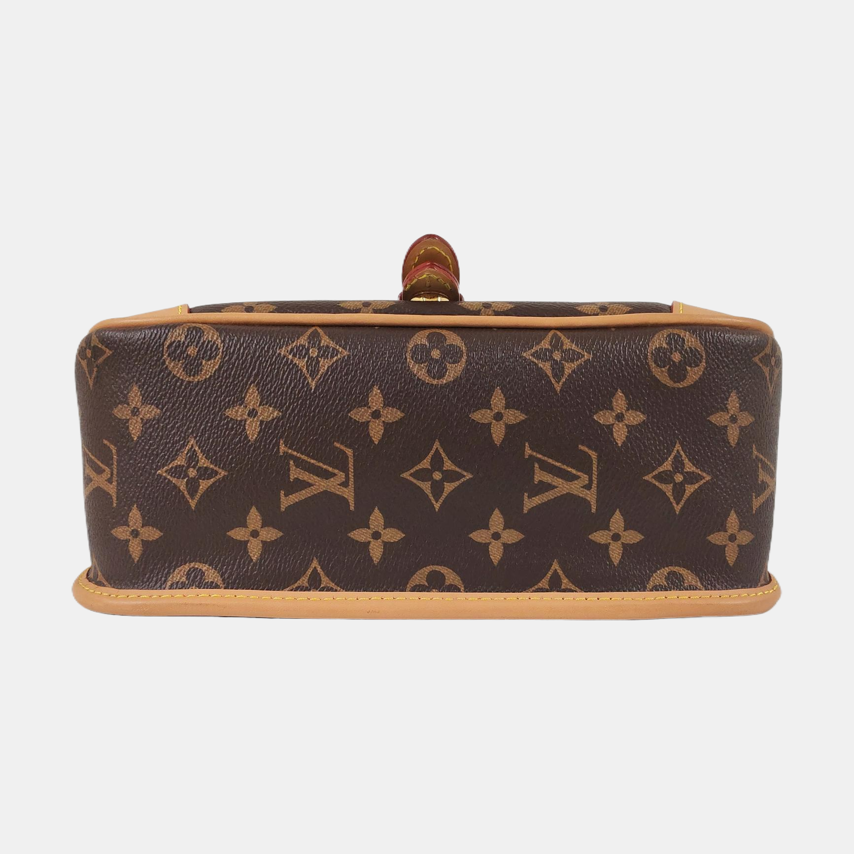 DIANE Monogram Coated Canvas Brown
