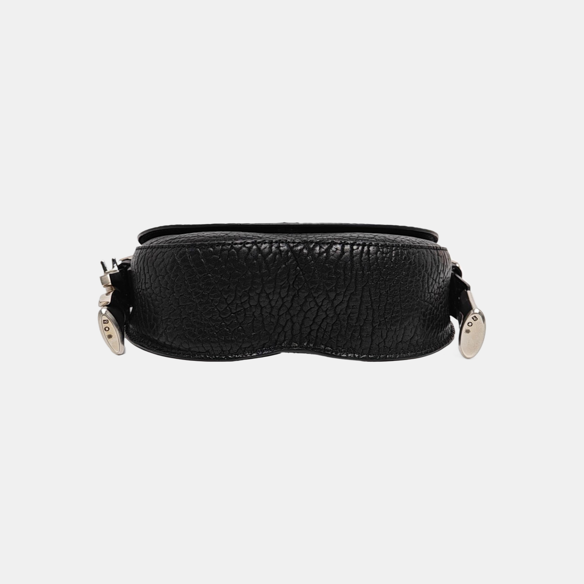 Calfskin Shoulder Bag Black