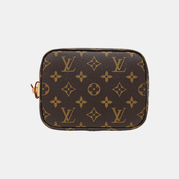 ALL IN BB Monogram Coated Canvas Brown
