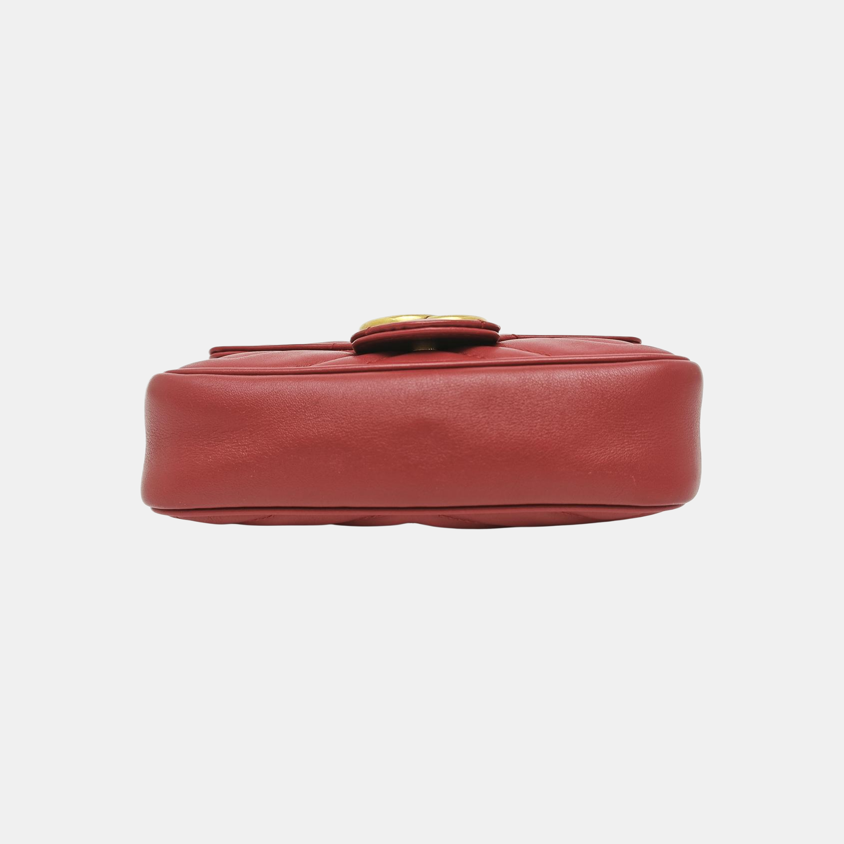 GG Marmont Mini Quilted Calfskin Red