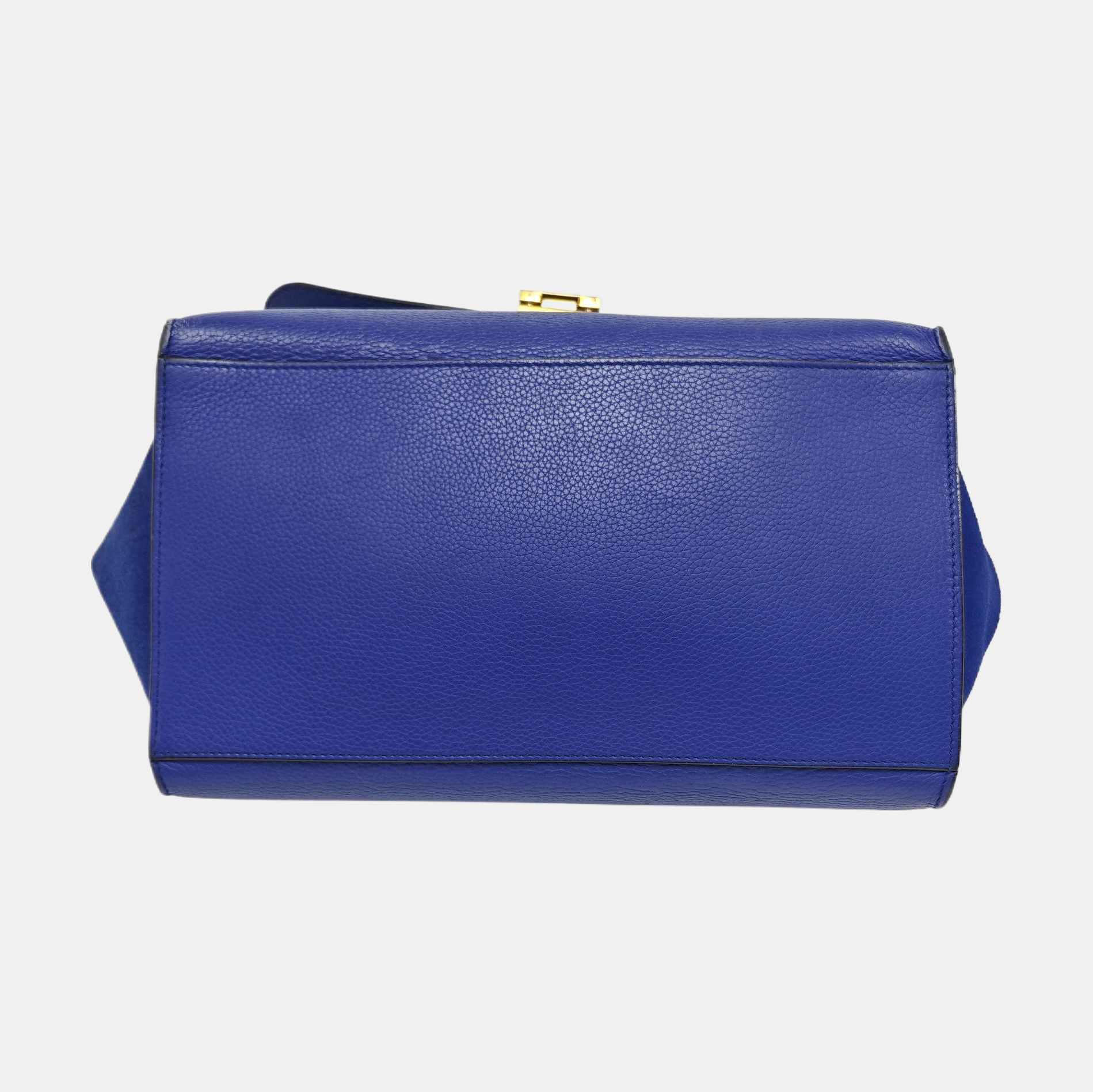 TRAPEZE Medium Calfskin Blue