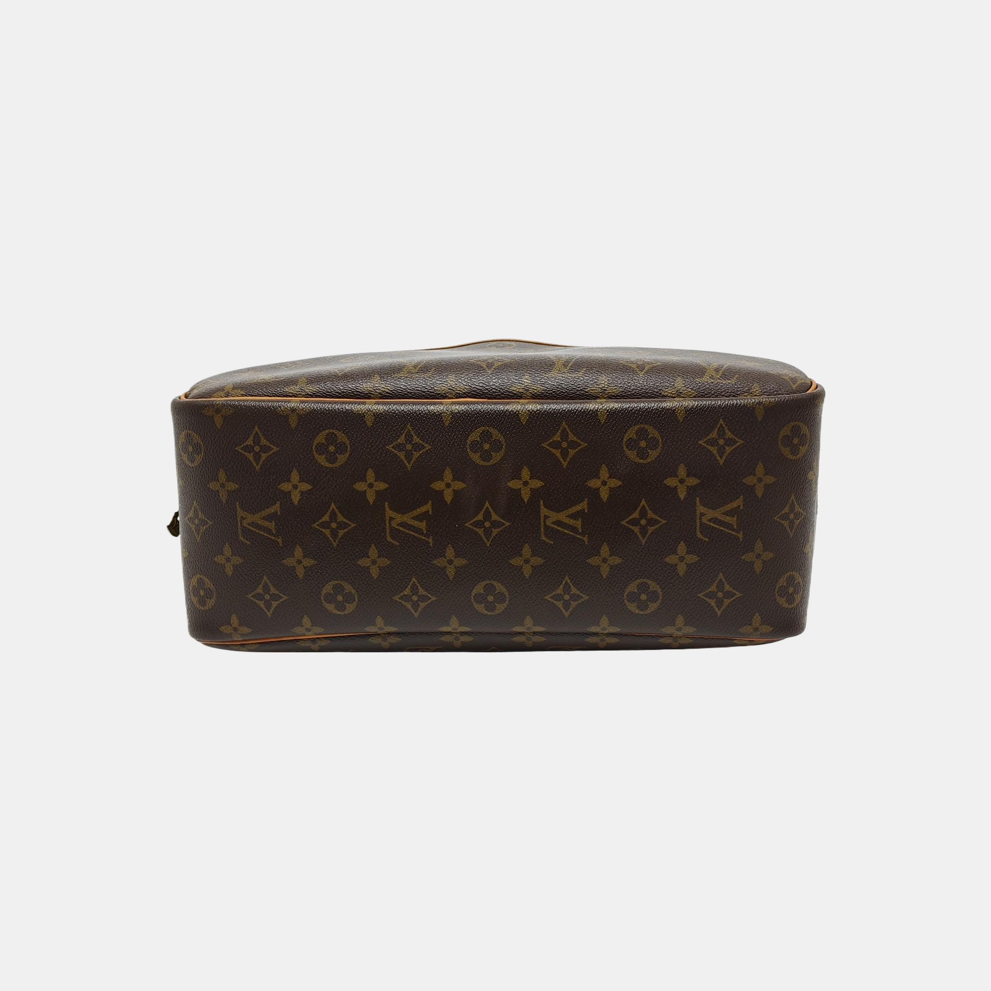 DEAUVILLE GM Monogram Coated Canvas Brown