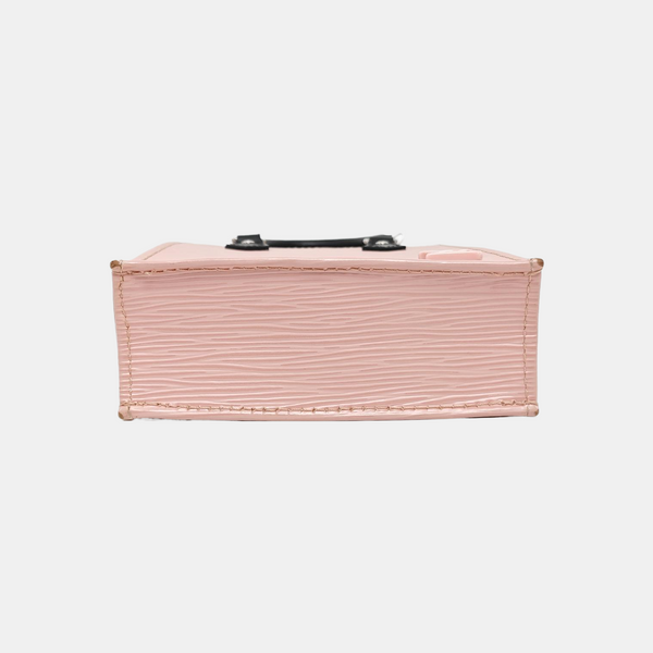SAC PLAT Mini Epi Pink