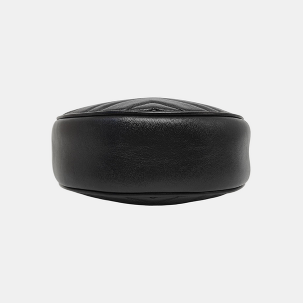 GG Marmont Mini Quilted Calfskin Black