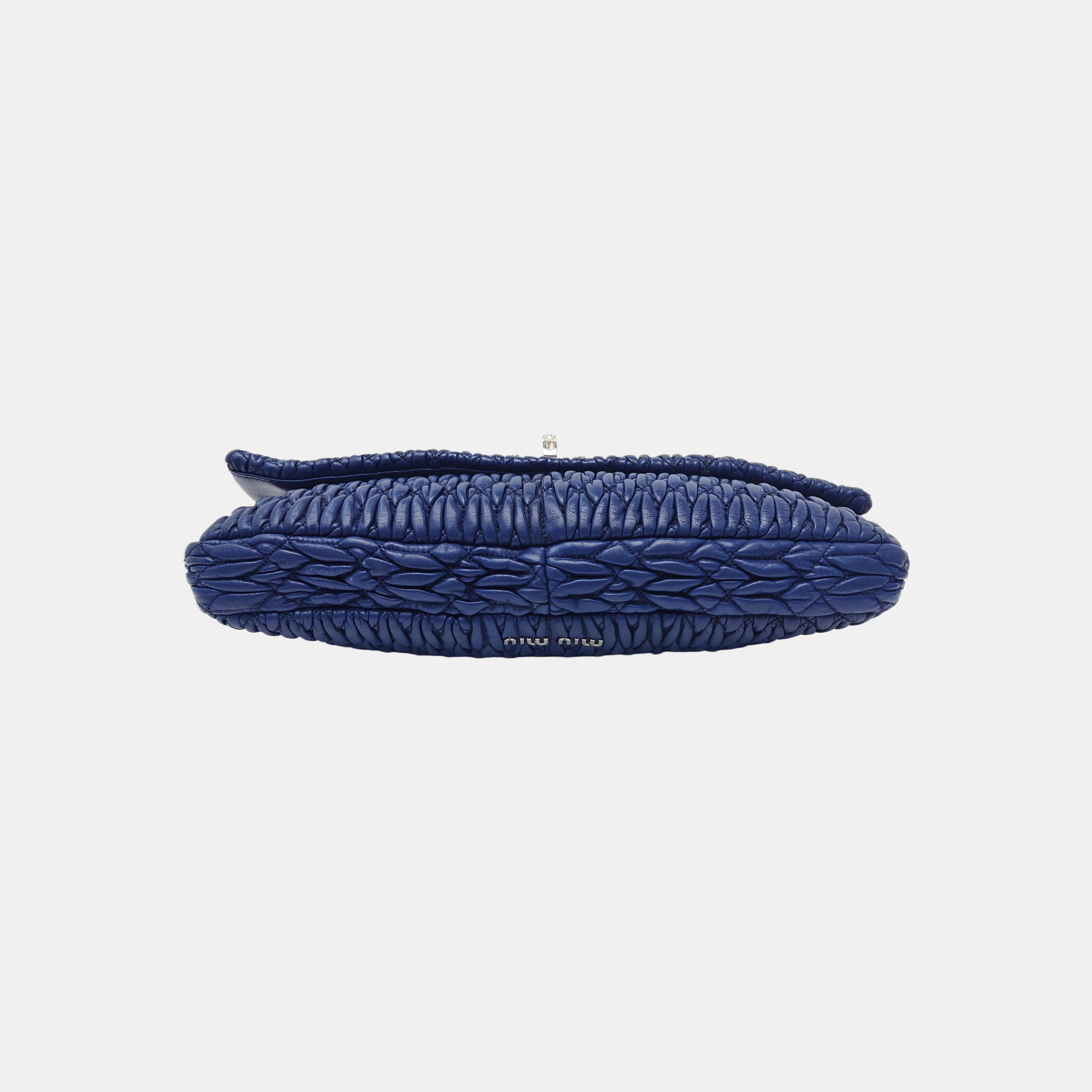 Crystal Quilted Lambskin Blue