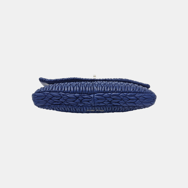Crystal Quilted Lambskin Blue