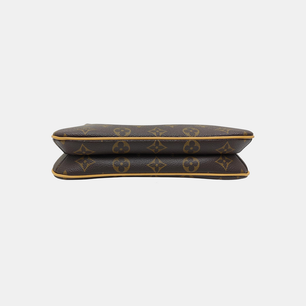 LIV POCHETTE Monogram Coated Canvas Brown