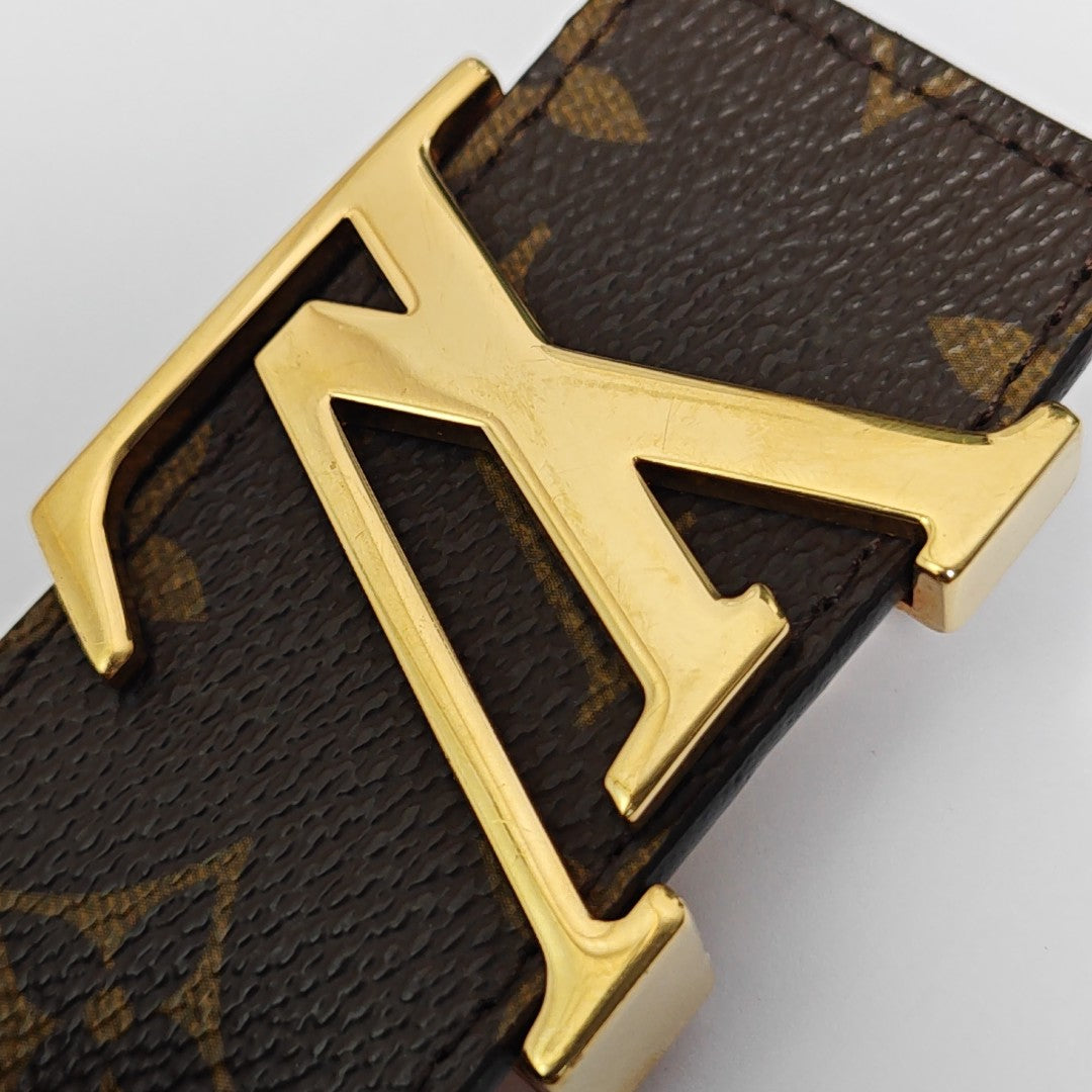 Coated Canvas Belt Brown