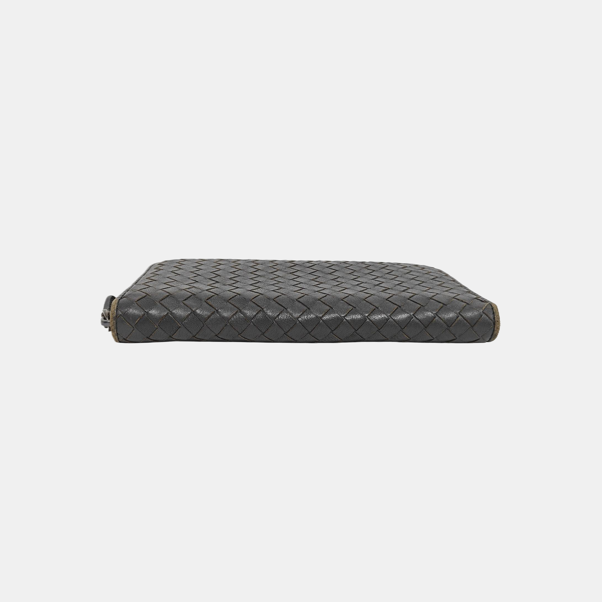 Calfskin Wallet Gray