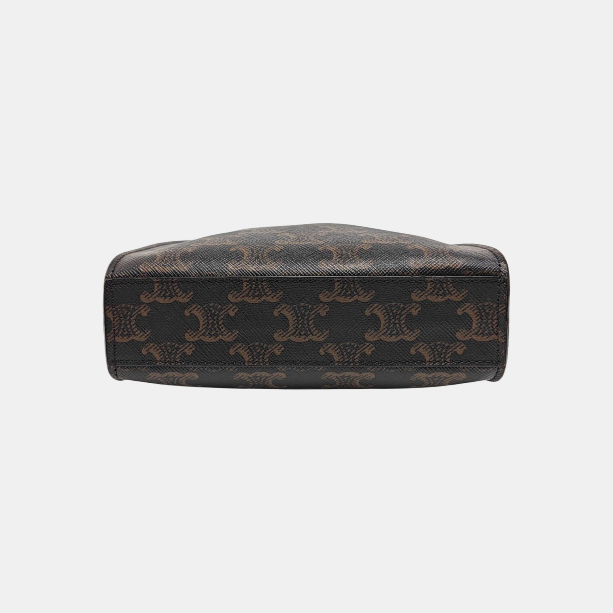 CABAS CELINE Mini Coated Canvas Brown
