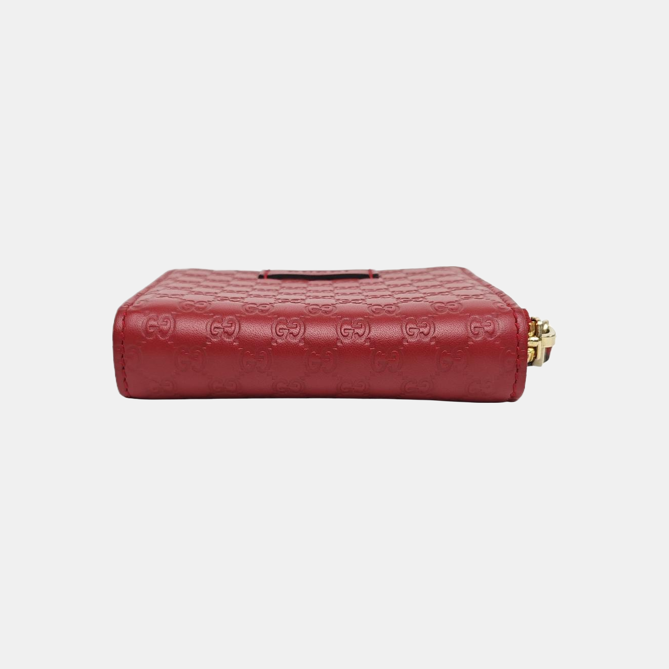 Monogram Calfskin Wallet Red