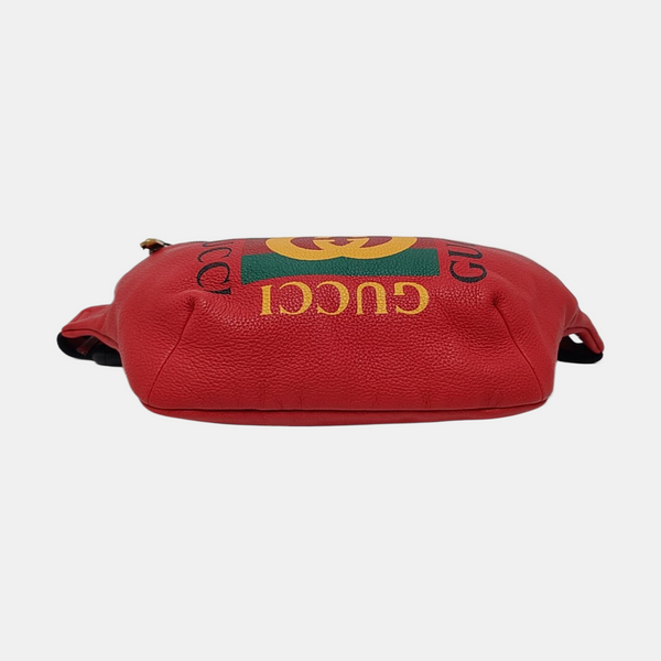 Print Large Calfskin Red