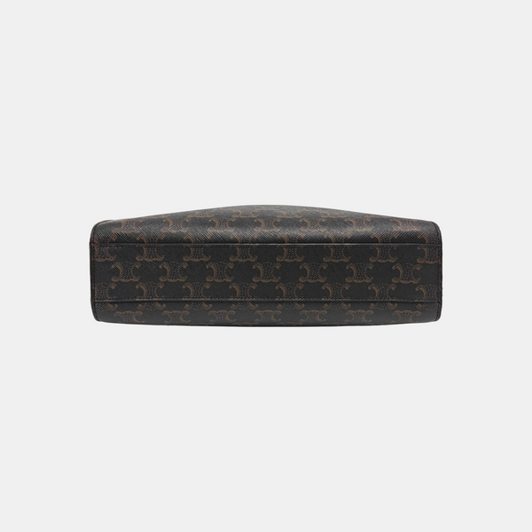 CABAS CELINE Small Coated Canvas Brown