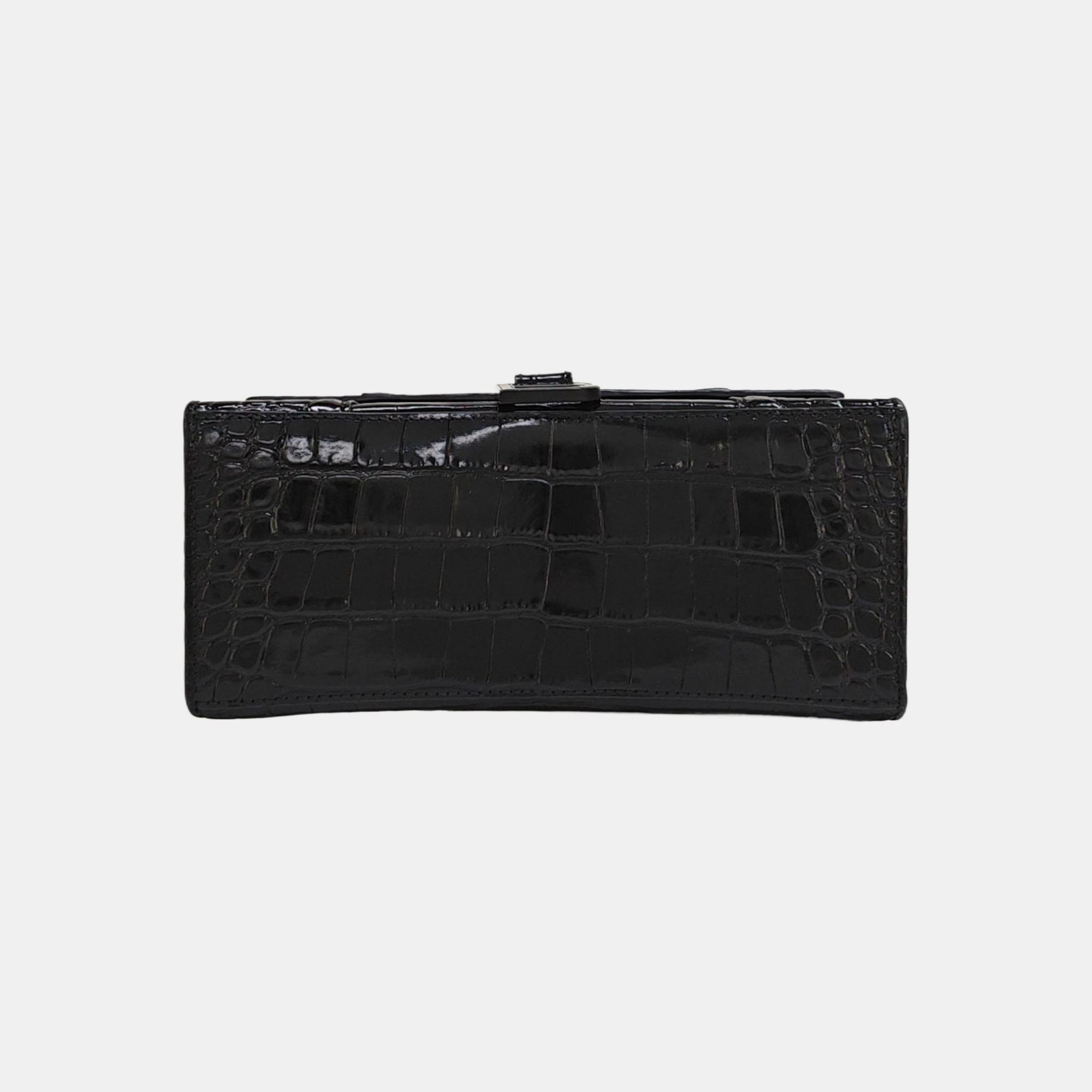 Hourglass S Calfskin Black