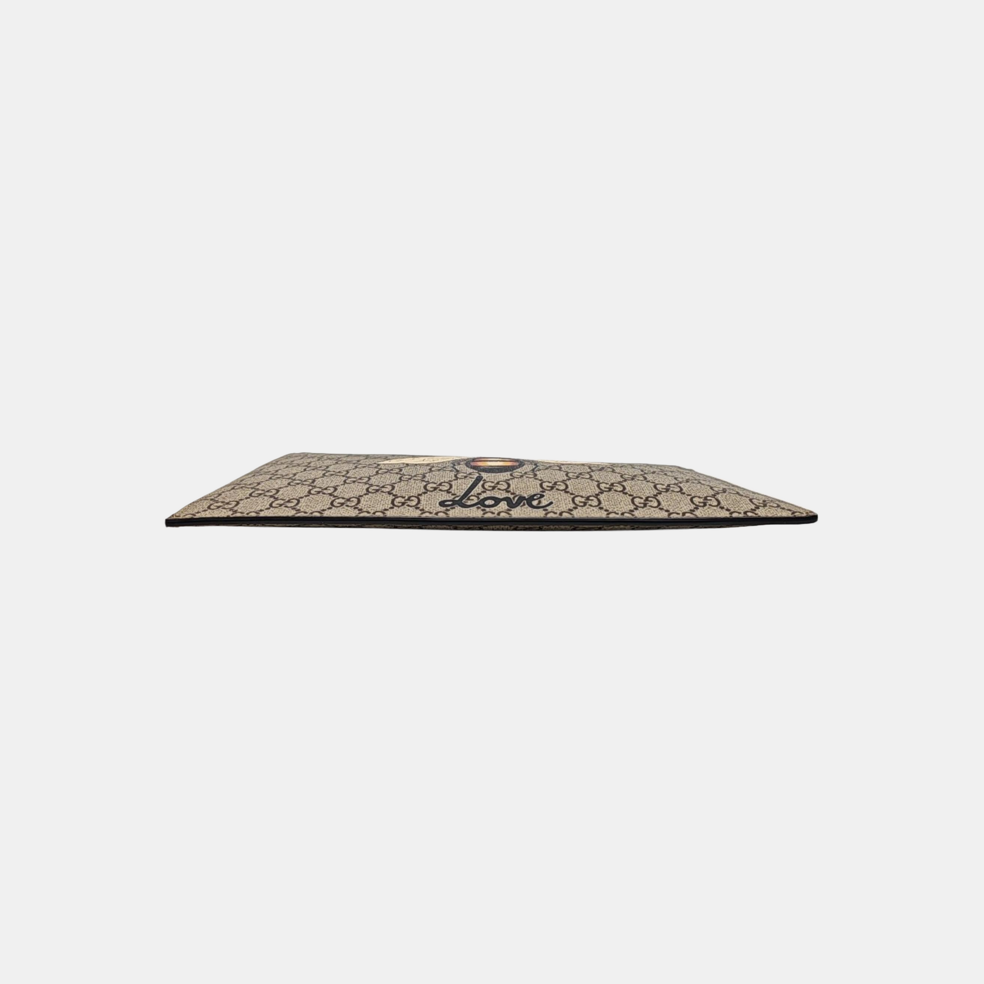 GG Supreme Monogram Coated Canvas Beige