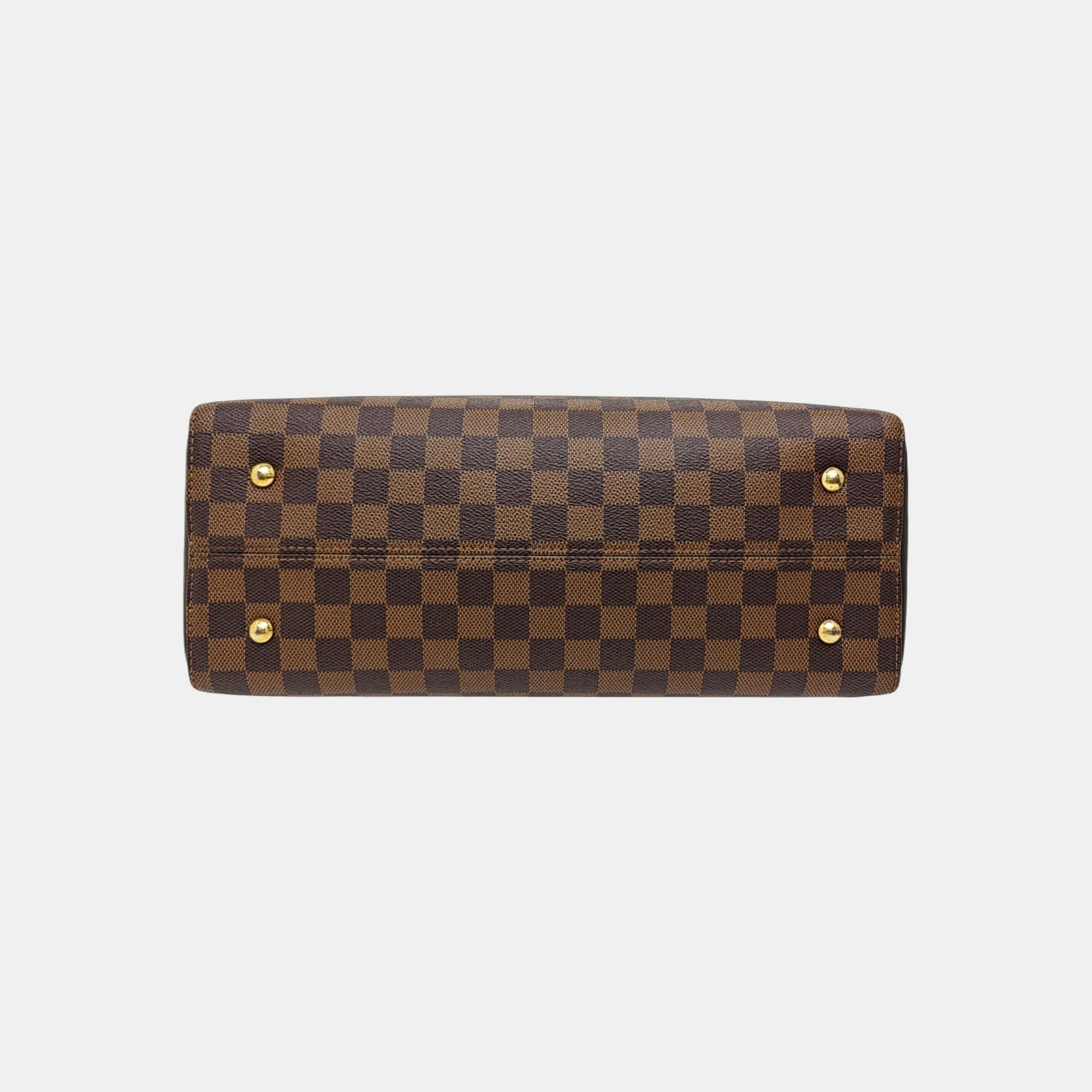 KENSINGTON BOWLING Damier Ebene Coated Canvas Brown