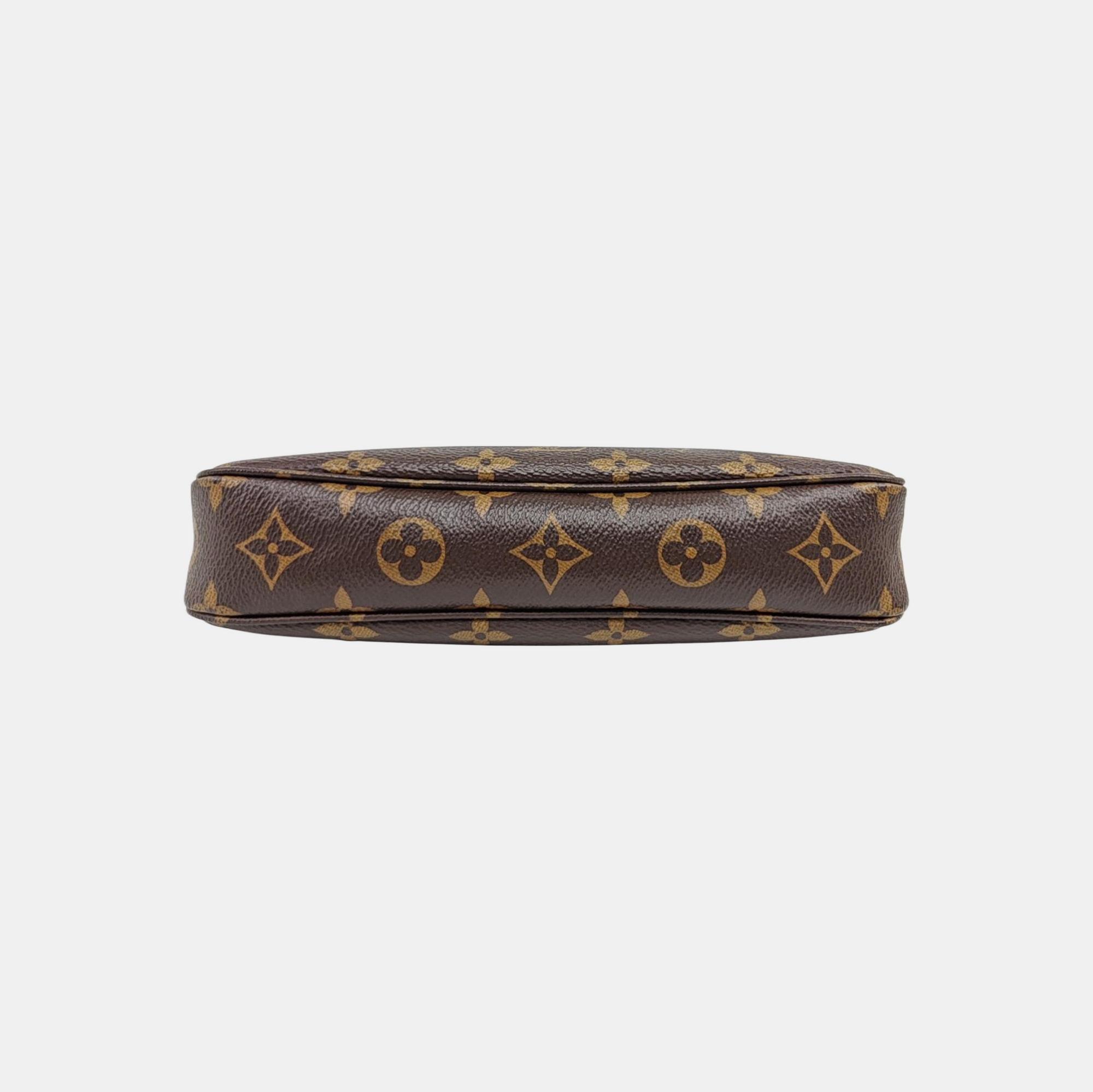 ACCESSOIRES GM Monogram Coated Canvas Brown