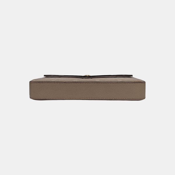 FÉLICIE Monogram Calfskin Gray