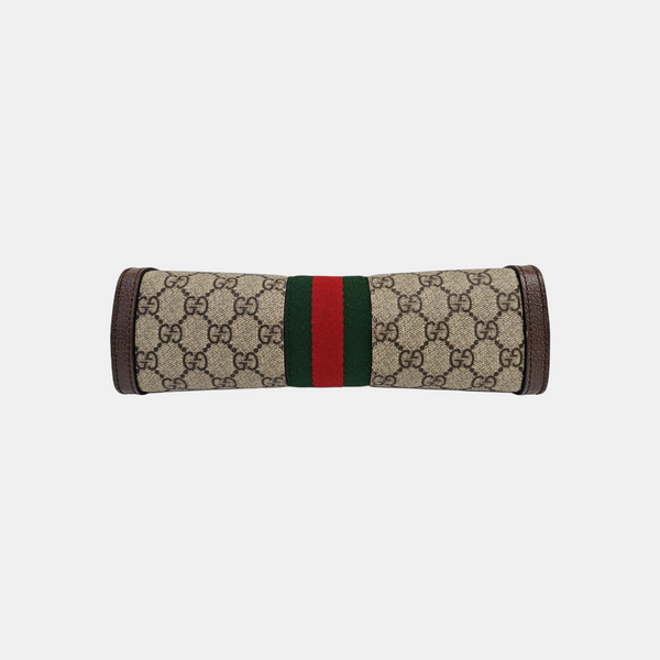 Ophidia Small Monogram Coated Canvas Beige