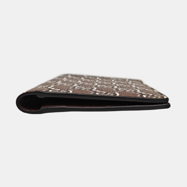Monogram Coated Canvas Card Holder Brown