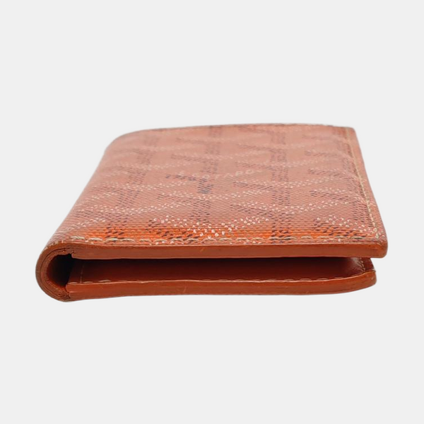 Saint-Marc PM Coated Canvas Orange Card Holder