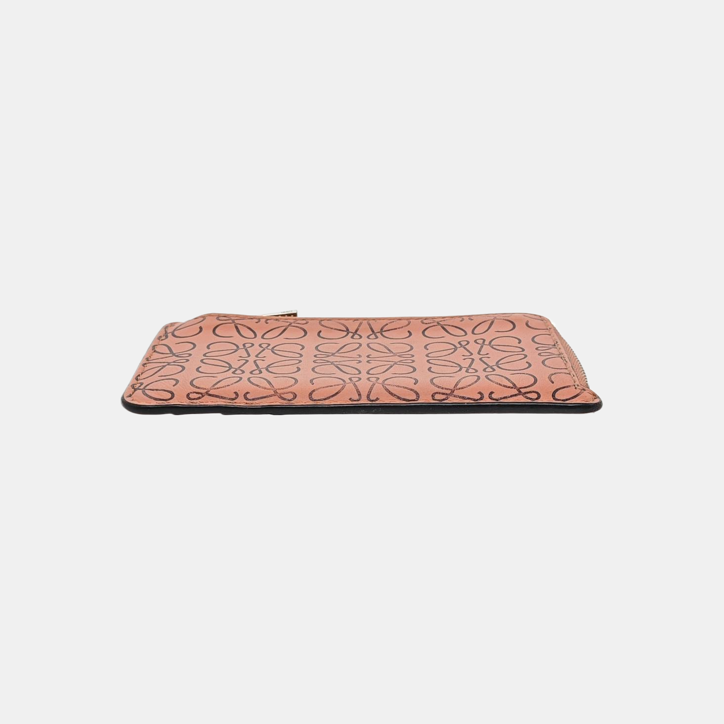 Monogram Calfskin Card Holder Pink